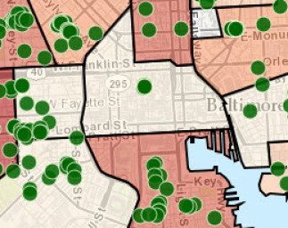 Guerrilla Gardening- Baltimore Crowdsourcing Map