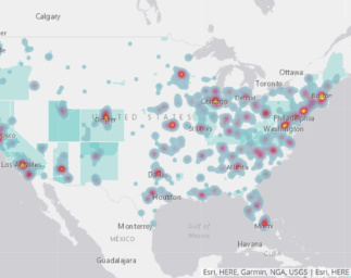 Identifying Connectivity Across US Communities
