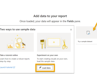 Build Your First Power BI Report Using the Inbuilt Sample Data