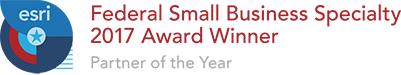 Esri Federal Small Business Specialty 2017 Award Winner - Partner of the Year