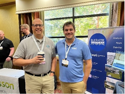 Chase Barnard of the Town of Chapel Hill stopping by the booth to reconnect with our team.